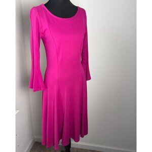 Yoana Baraschi NWT Dress High Low Swing Cut-Out Berry S Party Business Casual